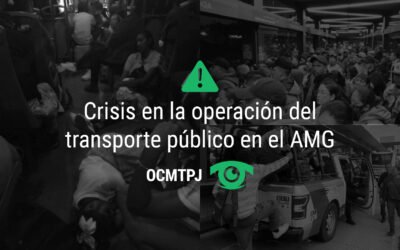 Crisis en la operación del transporte público
